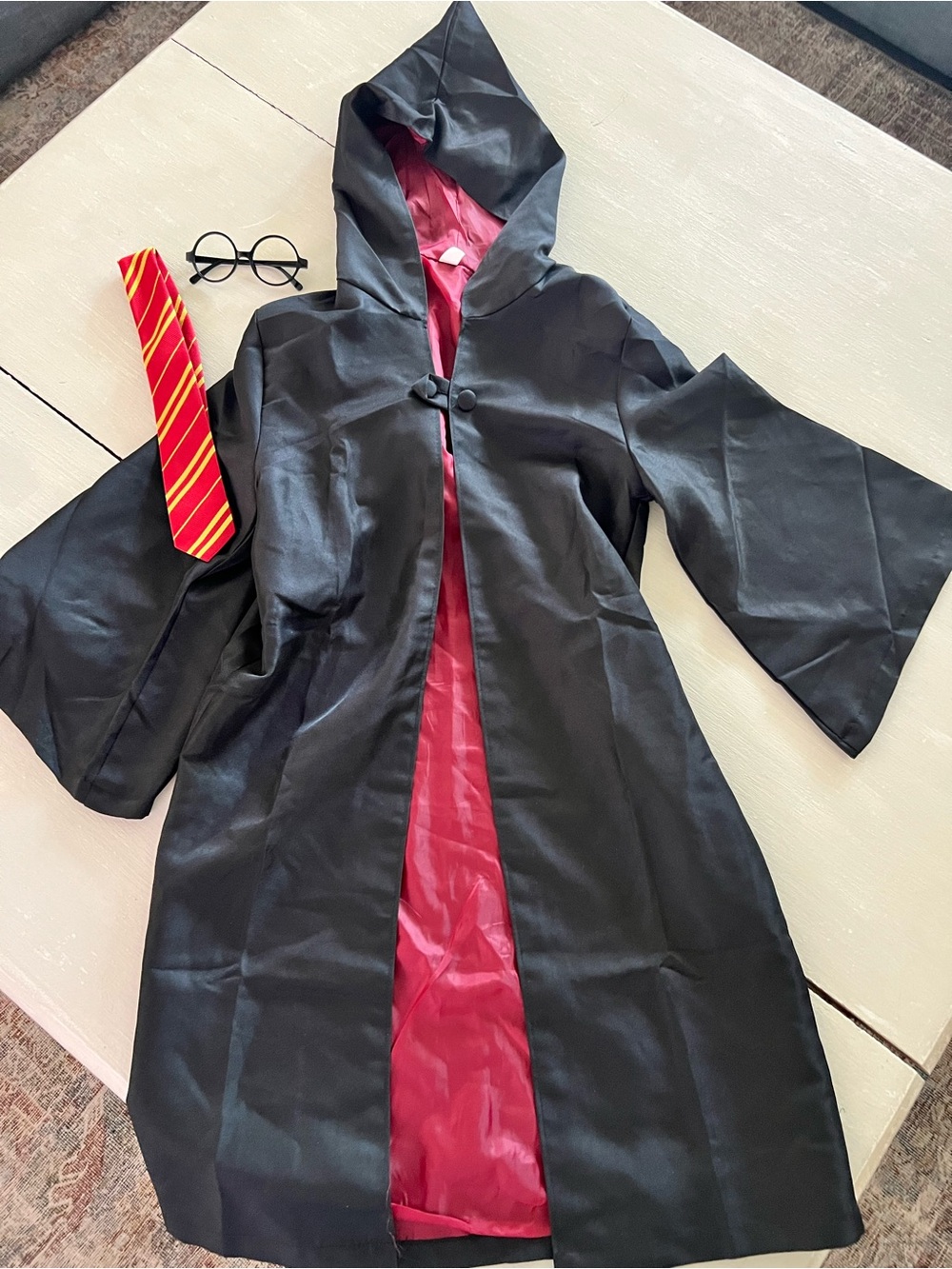 Kids’ Harry Potter Gryffindor Costume Size M – Robe, Tie & Glasses ⚡️🪄